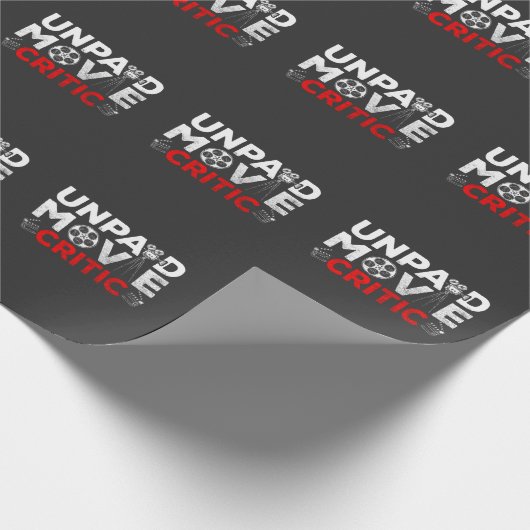 Onbetaald filmfilmfilmrecorder filmbioscoop Lover Cadeaupapier (Hoek)