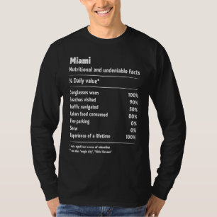 Onbetwistbare feiten over Miami Stadsdefinitie T-shirt