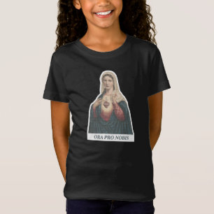 Onbevlekt Hart van Maria Ora Pro Nobis-icoon T-shirt