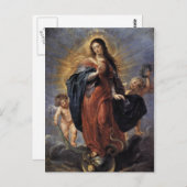 Onbevlekte conceptie briefkaart (Voorkant / Achterkant)