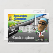 Onbevlekte conceptie briefkaart (Voorkant / Achterkant)