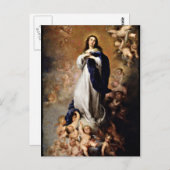 Onbevlekte conceptie briefkaart (Voorkant / Achterkant)