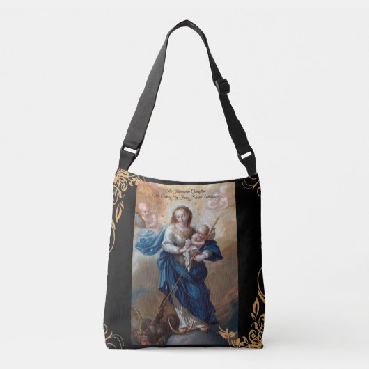 Onbevlekte conceptie crossbody tas (Voorkant)