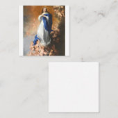 Onbevlekte conceptie van Maagd Mary Murillo Vierkante Visitekaartje (Voorkant / Achterkant)