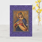 Onbevlekte Maagd Maria Kaart (Gele Bloem)