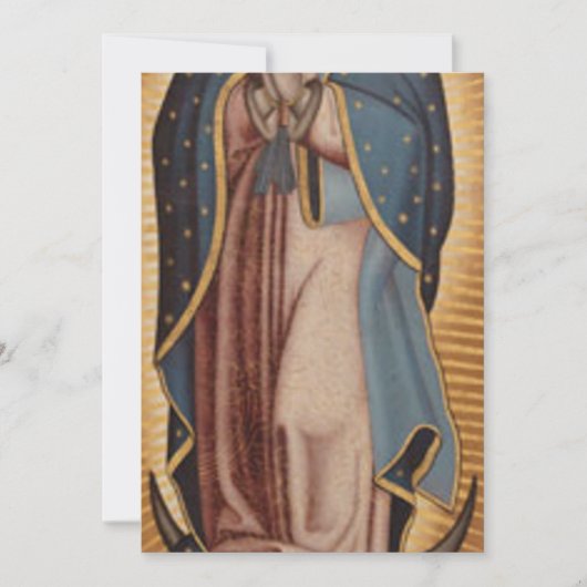 Onbevlekte Maagd van Guadalupe Kaart (Voorkant)