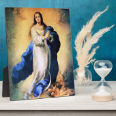 Onbevlekte Ontvangenis Goud Fotoplaat (Zijkant)