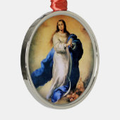 Onbevlekte Ontvangenis Goud Metalen Ornament (Rechts)