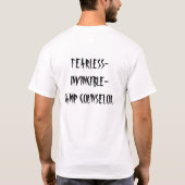 onbevreesd t-shirt (Achterkant)