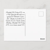 Onbevreesde Clipper Zeilen Briefkaart (Achterkant)