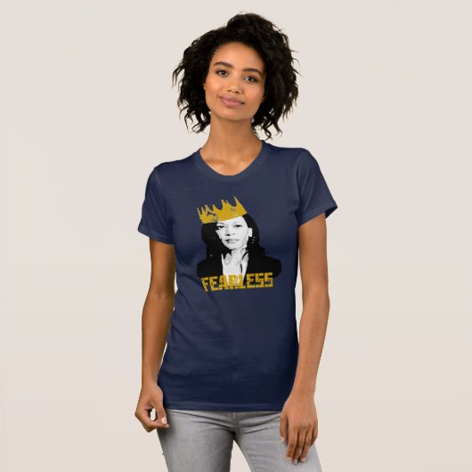 Onbevreesde Kamala Harris T-shirt (Voorkant volledig)