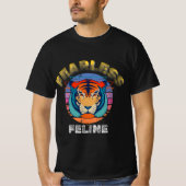 Onbevreesde katachtige voor tijger t-shirt (Voorkant)