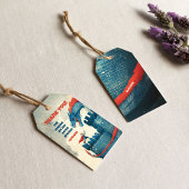 Onbevreesde Ridder en Draak Verjaardagsfeestje Cadeaulabel