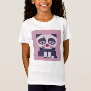onbevreesde rommelige kat t-shirt