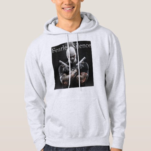 onbevreesde stilte hoodie (Voorkant)