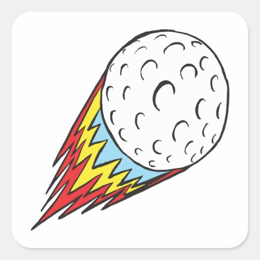 onbewerkte kracht vierkante sticker (Voorkant)