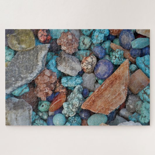 onbewerkte kristallen puzzel legpuzzel (Horizontaal)