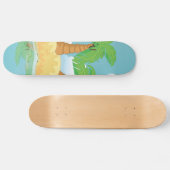 Onbewoond eiland skateboard (Horizontaal)