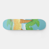 Onbewoond eiland skateboard (Horizontaal)