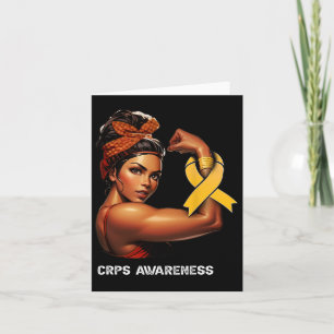 Onbreekbaar Afro Meisje Crps Bewustzijn Kaart