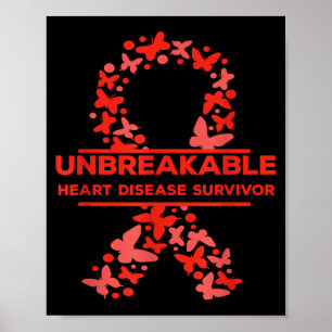 Onbreekbaar Hart Ziekte Overlevende Bewustzijn Wea Poster