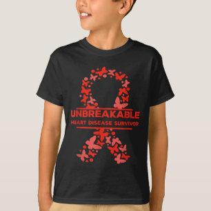 Onbreekbaar Hartziekte Overlevende Bewustzijn Wear T-shirt