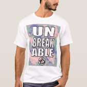 Onbreekbaar in lichtkleuren t-shirt (Voorkant)