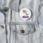 Onbreekbare Chiari Malformation Warrior Ronde Button 5,7 Cm (In situ)