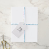Onbreekbare geest cadeaulabel (Met Touw)