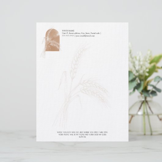 Onbreekbare loyaliteit briefhoofd (Staand voorkant)