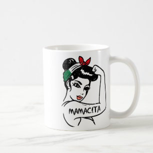 Onbreekbare Mexicaanse Rosie Vrouw Mamacita Cinco Koffiemok