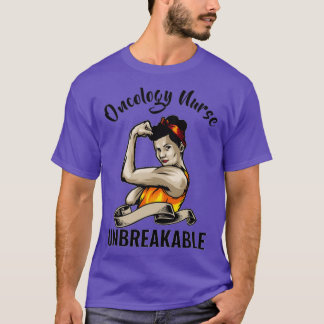 Onbreekbare oncologie Zware Funny Gift Idee voor O T-shirt