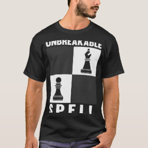 Onbreekbare Spell Pawn bisschop Funny Chess Player T-shirt