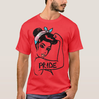 Onbreekbare sterke vrouw transgender rans Pride Fl T-shirt