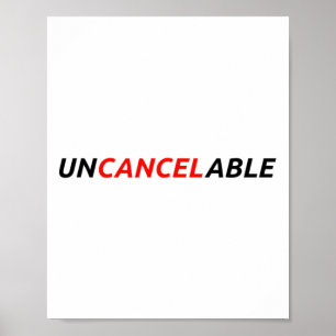 Oncancelable maak vrije weerstand tegen weerstand  poster