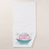 Once de bulles serviette (Serviette de bain)