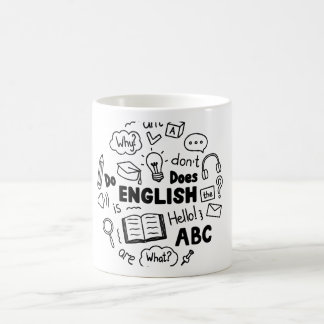 Once in a Blue Moon Idiom Design English Learning Koffiemok