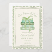 Once Upon A Baby Baby Shower Invitation  (Devant / Derrière)
