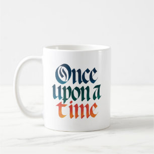 Once Upon a Time Calligrafie   verhalen vertellen Koffiemok