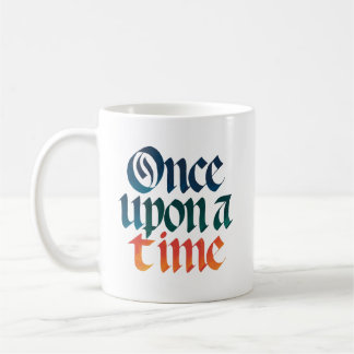 Once Upon a Time Calligrafie | verhalen vertellen Koffiemok