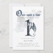 Once Upon a Time | Dragon 1st Birthday Invitation (Devant)