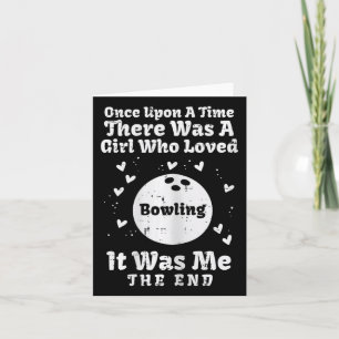 Once Upon a Time Girl hield van bowlingmeisjes Kin Kaart