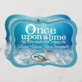 Once Upon A Time Huwelijksuitnodiging Kaart (Voorkant / Achterkant)