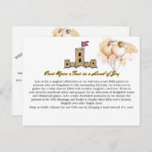 Once Upon a Time in a Land of Joy Baby shower Briefkaart (Voorkant / Achterkant)