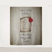 Once Upon A Time Medieval Dark Photo Backdrop Wandkleed (Voorkant)