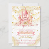 Once Upon a Time Princess Birthday Invitation (Devant)
