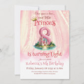 Once Upon a Time Princess Castle Meisje 8e verjaar Kaart (Voorkant)