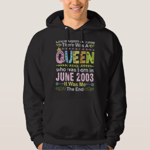 Once Upon Time There Was A Queen Who Was Born On J Hoodie