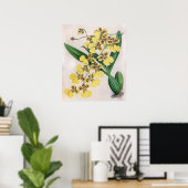 Oncidium Marshallianum Orchidee Flower Poster (Thuiskantoor)