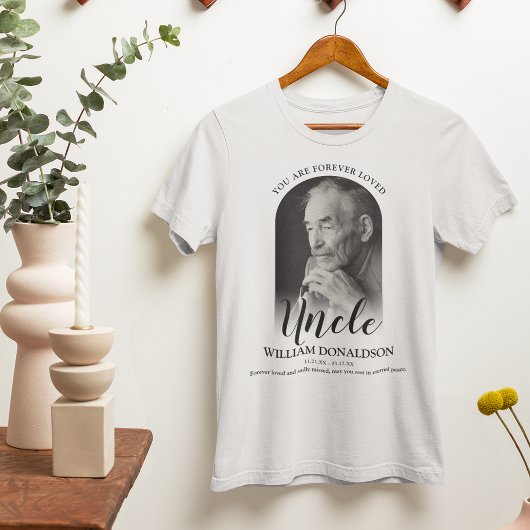 Oncle adoré pour toujours| T-shirt commémoratif ph
